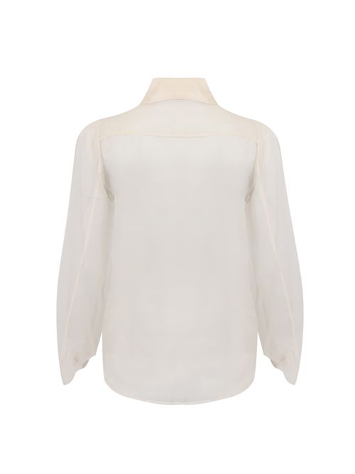 Camicia in seta e raso D. Exterior | 626813AVOR